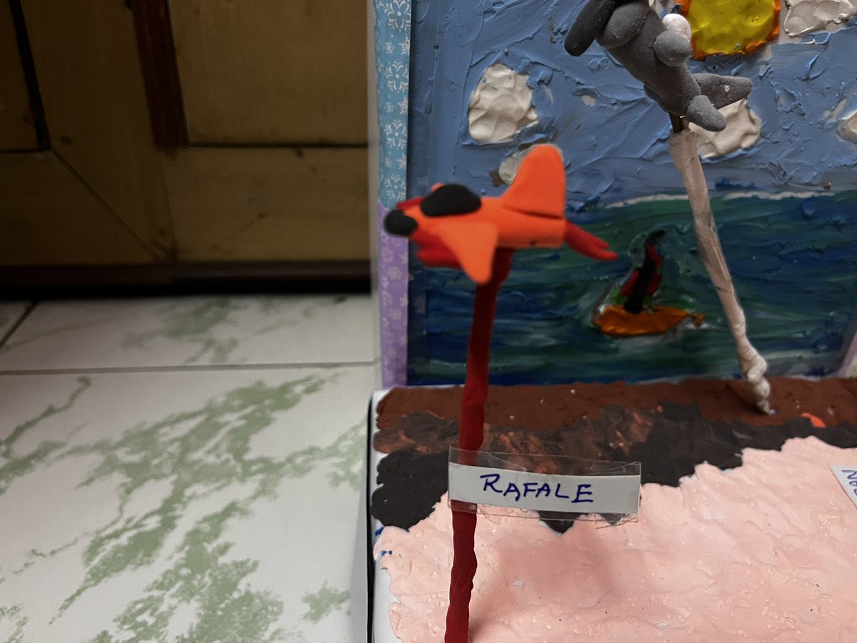 gopik158's tweet photo. My Daughter,s Clay model #ChennaiAirShow2024 https://t.co/7ANh7hOVWT