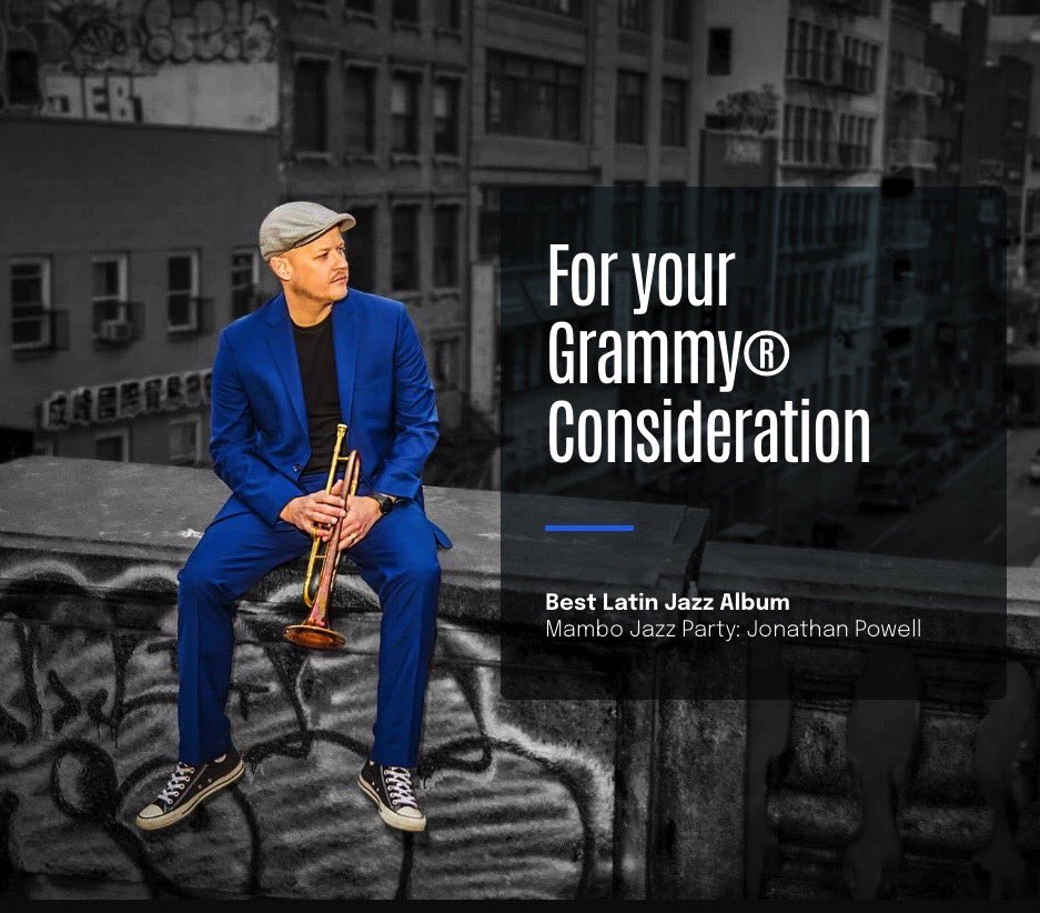 My brother’s latest album has been submitted for the Grammys “Best Latin Jazz Album” category. My fingers are crossed he gets the nomination :) He worked his tail off and the album is phenomenal! 
jonathanpowell.bandcamp.com/album/mambo-ja…