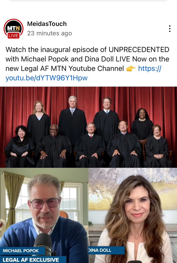 Dina Sayegh Doll (@askdinadoll) on Twitter photo I’m excited to be doing this show with @mspopok on the new Legal AF <a href="/MeidasTouch/">MeidasTouch</a> channel!
youtu.be/dYTW96Y1Hpw?si… I’m excited to be doing this show with @mspopok on the new Legal AF <a href="/MeidasTouch/">MeidasTouch</a> channel!
youtu.be/dYTW96Y1Hpw?si…