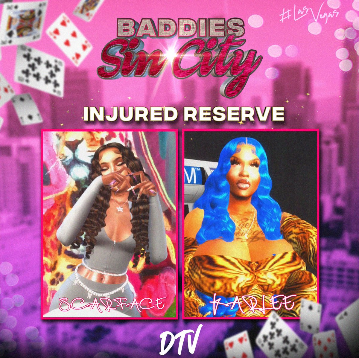 These Two Baddies Were TOOOO Bad and Injured Themselves Outside of Filming 🤕 Luckily, The Ladies Still Made The Cast of SIN CITY!! 🔥 Our Injured Reserve:
-Scarface
-Karlee
#Baddies #SinCity ❤️‍🔥 Coming Soon, Only on #dtv