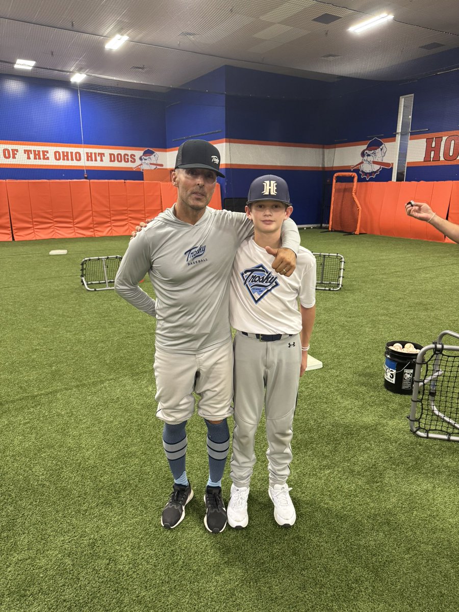 beasley0814's tweet photo. Second year going to the @NateTrosky infield camp. Learned a lot in two days. Can’t wait to see him use it and get better.  Thanks @HitdogsOH2024 for hosting. https://t.co/8Iu9i0q35z