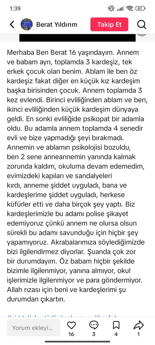 yeterbeayyyyhhh's tweet photo. Kızlar bu konu hakkıdna bir şey yapabilir miyiz ben ne yapılacağını bilmiyorum yardımcı olabilecek birileri vardır belki yayar mısınuz lütfen https://t.co/vP0rED4k4o