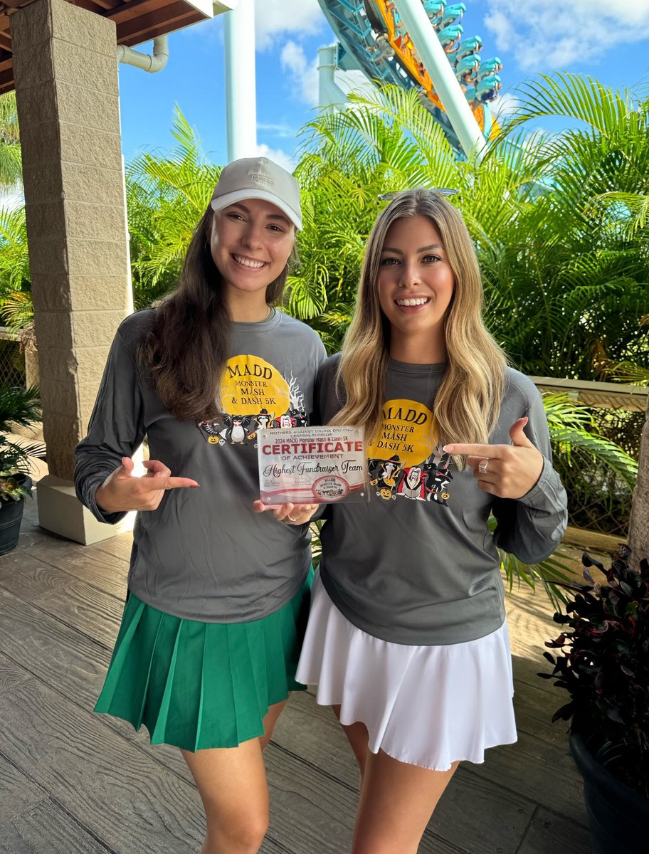 MeaghanMackeyTV's tweet photo. It was an honor to emcee the Monster Mash &amp; Dash for @madd_fl at SeaWorld! $67,000 was raised and I won an award for top fundraiser 🏆 I couldn’t have done it without my family who came from near and far to support me #NoMoreVictims #MothersAgainstDrunkDriving https://t.co/OXuCSBtNXm