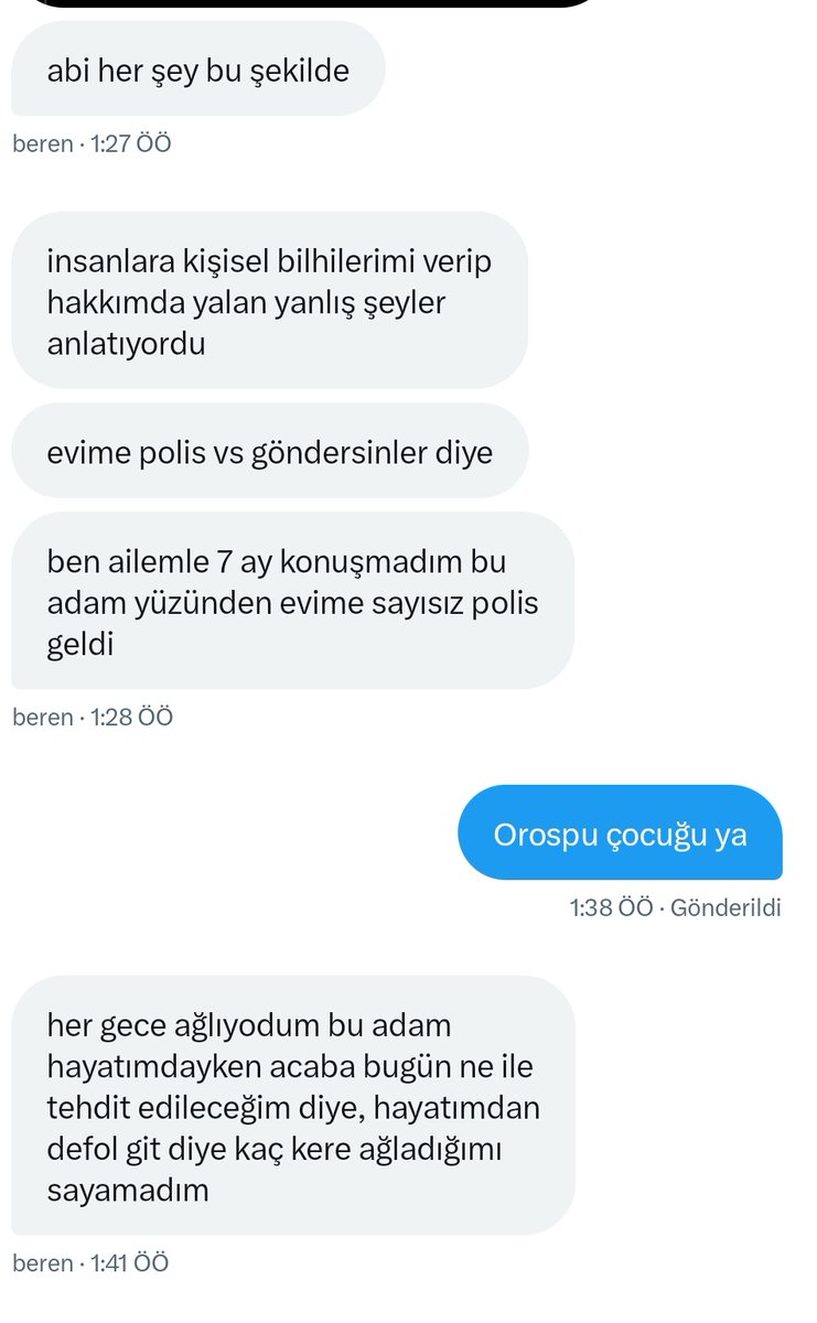 Gün geçmiyor ki @bugranocap bir kızımızı tehdit etmesin.. 

Ne zaman ters kelepçe gelecek.. <a href="/EmniyetGM/">Türk Polis Teşkilatı</a>