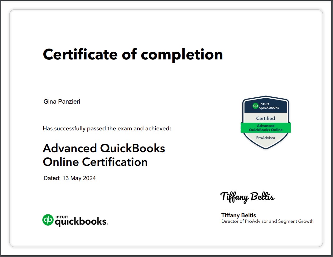GinaSBS's tweet photo. QuickBooks Online Expert!  #Intuit #QuickBooksOnline #Accounting #Bookkeeping #QuickBooks https://t.co/zTaleuZwjG