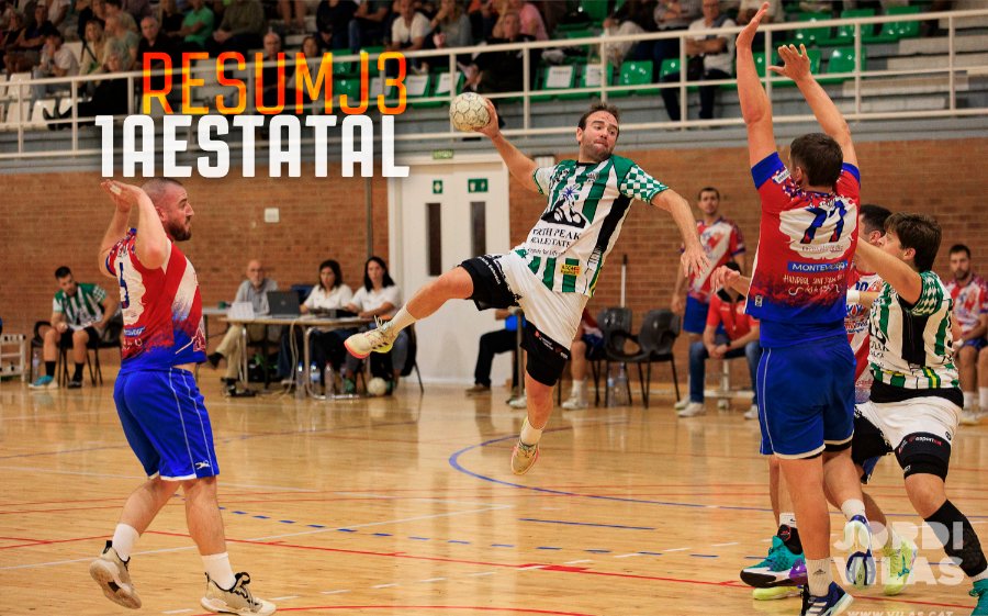 RESUM J3 #1aEstatal: L'<a href="/oargracia/">OAR Gràcia Sabadell</a> és manté líder després de derrotar l'<a href="/handbolsjd/">Handbol Sant Joan Despí</a>, i ara només amb l'<a href="/HandbolStVicenc/">HandbolSantVicenç</a> d'acompanyant, amb el ple de punts.
➡️ cathandbol.cat/1a-estatal/ite…