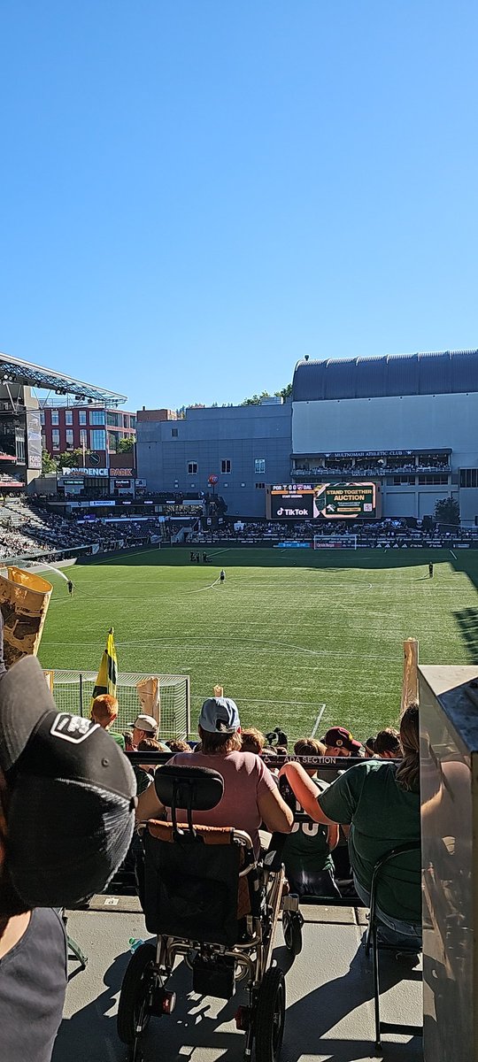 Feels great being back at Providence Park. Been too long since I've been at a Timbers match.