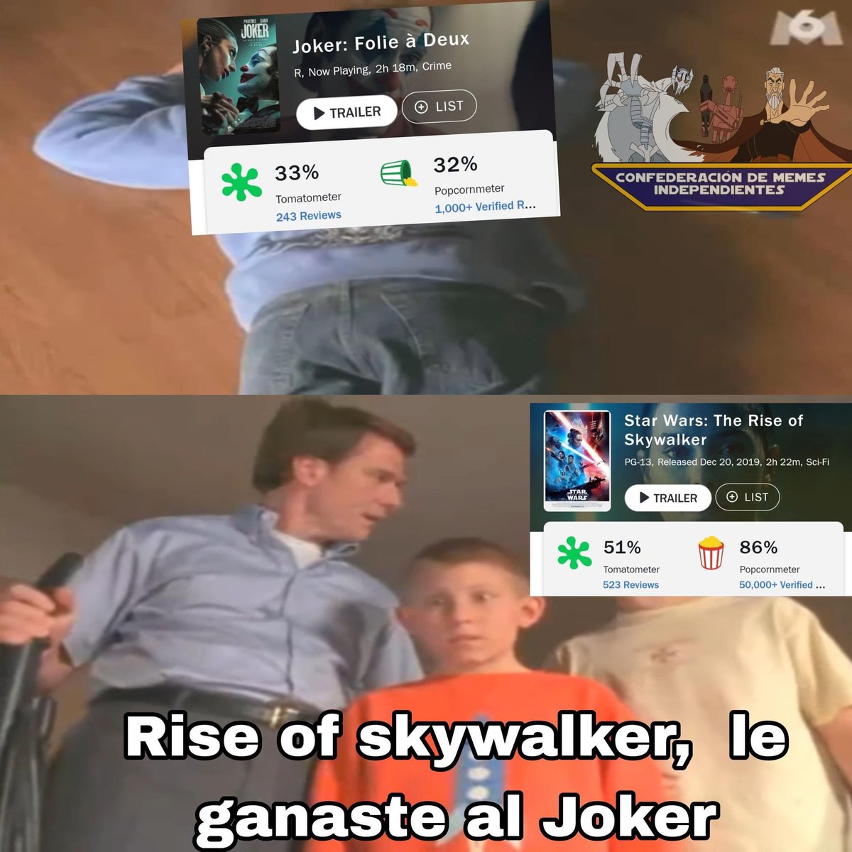 SombradeImperio's tweet image. Eso no lo vi venir… 😅🤣🤣🤣🤣🤣🤣🤣🤣🤣🤣🤣🤣🤣🤣🤣🤣🤣🤣🤣🤣
#Joker #StarWars #JokerFolieADeux #TheRiseofSkywalker