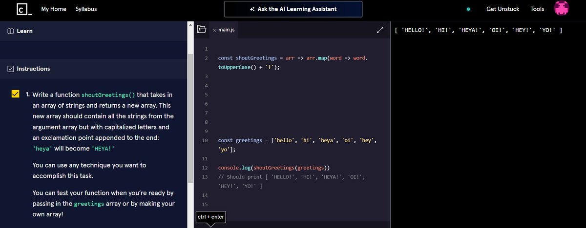 histechjourney's tweet image. 📅 Day 28: carrying on with some challenges, these are actually difficult need to look into how to properly do this without making so many mistakes and overexpanding things.
#codeacademy #codingjourney #100daysofcodechallenge #100DaysOfCode