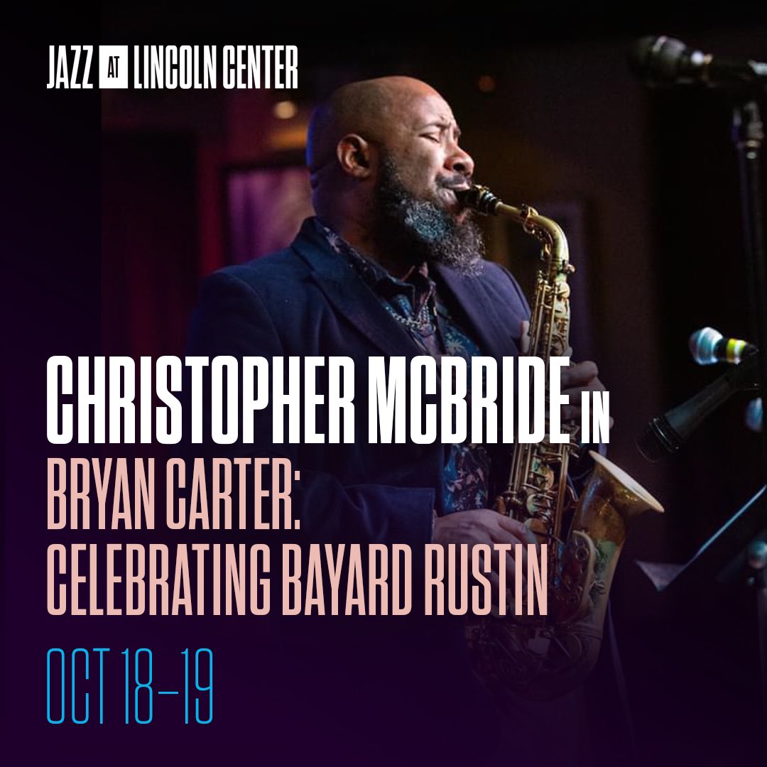 Christopher McBride (@crmcbridemusic) on Twitter photo Excited to be performing in a couple weeks w/ <a href="/BryanCarterJazz/">Bryan Carter</a> at <a href="/jazzdotorg/">Jazz at Lincoln Center</a> for the premier of this incredible work. For now I’m in Florida for the next week. Be back to NYC October 13th! Excited to be performing in a couple weeks w/ <a href="/BryanCarterJazz/">Bryan Carter</a> at <a href="/jazzdotorg/">Jazz at Lincoln Center</a> for the premier of this incredible work. For now I’m in Florida for the next week. Be back to NYC October 13th!