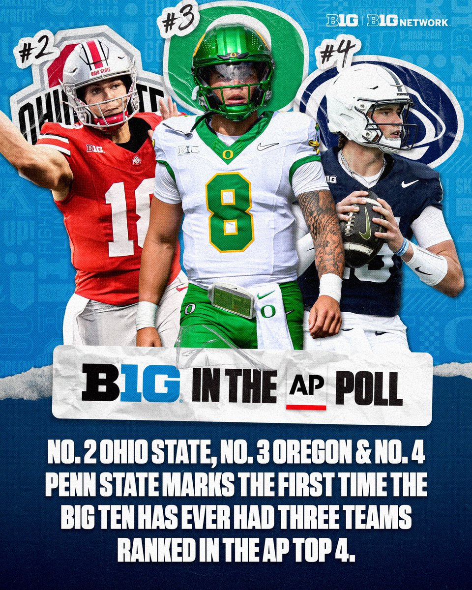 Some B1G history 👏

#B1GStats x #B1GFootball