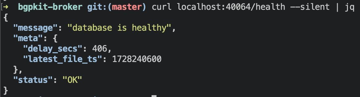 Having a mac-mini laying around? Users can now start a bgpkit-broker service with homebrew  "brew services start bgpkit-broker". Available endpoints includes /health, /latest, /search, all at port 40064. Run "brew update &amp;&amp; brew reinstall bgpkit/tap/bgpkit-broker" to get started.