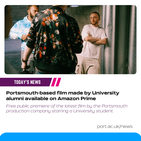 portsmouthuni's tweet photo. The #Portsmouth alumni's next project - which stars a UoP student - premieres next week @PortsmouthGhall's Lens Studio.
Find out more: https://t.co/t4nwZBQz6i
@neilhuntfilm @UniPortCCI #PortsmouthUni #TheMire #YoungBuck https://t.co/s1naoPP5lQ