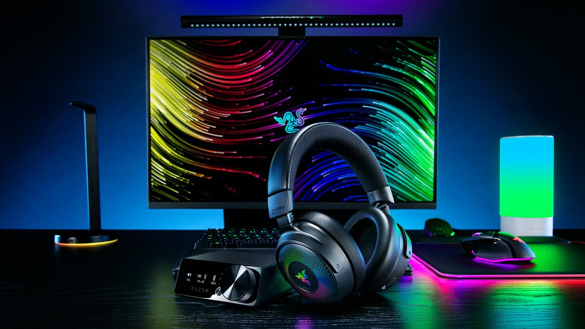 Feel your games like never before with the Razer Kraken V4 Pro! Experience immersive feedback with Sensa HD haptics while Razer Chroma™ RGB &amp; THX Spatial Audio enhance every moment. Available Now: rzr.to/Kraken-V4-Pro