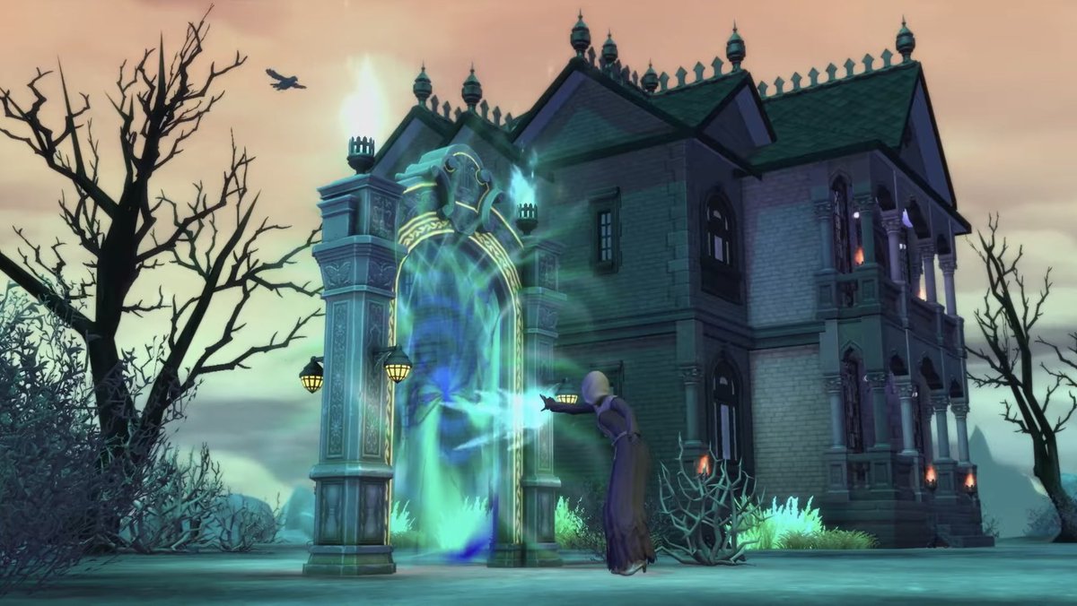 Нарешті я зібрала до купки усю ту рандомну інформацію про символи на цій брамі з нового доповнення для сімс 4 "життя та смерть".

Вмощуйтеся зручніше, бо розробники вїбали не хіло так сенсів. 

Дещо буде тут притягнуто за вуха, тому вважайте це чисто теорією по лору сімс 4.