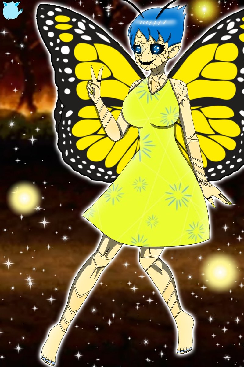 SayloinRiki's tweet photo. Monster Moth Joy (Scary ver.)
>:) 🧚🏻‍♀️😈🦋❤️‍🔥💛🖤✨
.
#insideout #joy #insideoutjoy #creepygirl #scarygirl #creepycracker #terrorgirl #butterflyfairy #monstermoth #mothgirl #butterflymoth  #animegirl #digitalart #animeart #monsterart #fairyart #creepyart #scaryart #fanart #artwork https://t.co/rOhBTeiJpY