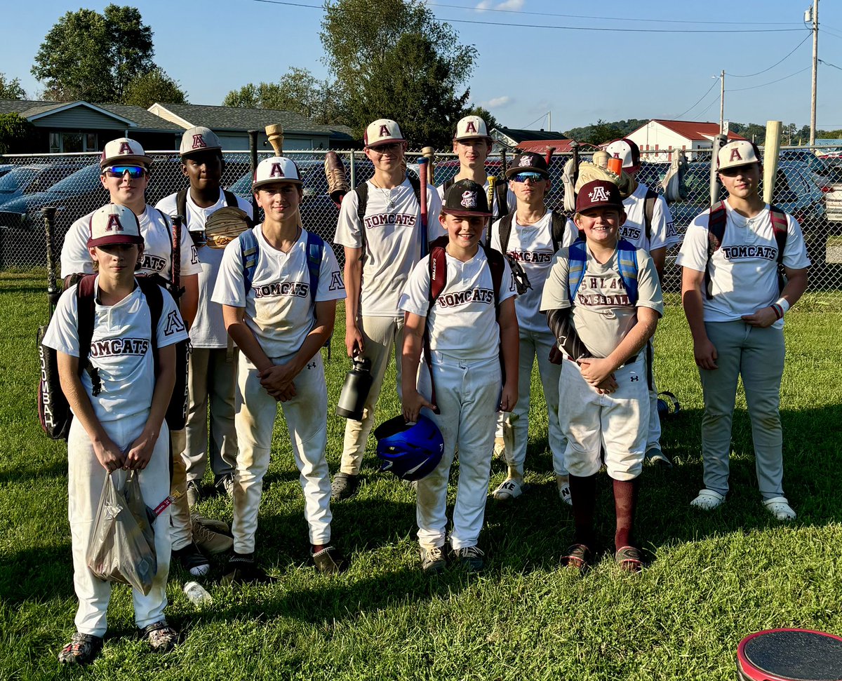 BaseballAshland's tweet image. Young guys wrapped up their season today with two wins today.   These guys have improved so much, super proud of them!