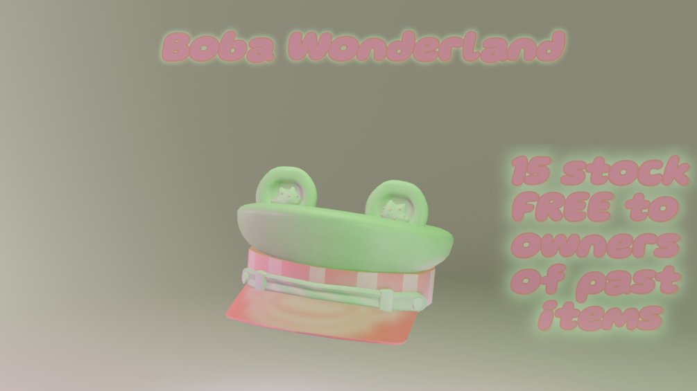 BEAR SERIES

FIRST TWO ARE LIMITED! WHICH ONES YOUR FAV?

Strawbeary one is free to owners of all kitty hats from the kitty cap series!! **10 stock**