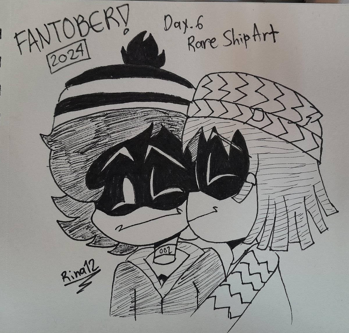 rinacalacas's tweet photo. #Fantober2024
Day. 6 - Rare ShipArt
#murderdrones #UziDoorman #murderdronessam #smokeybat #murderdronesfanart #fanart https://t.co/TMhAMWCp2H