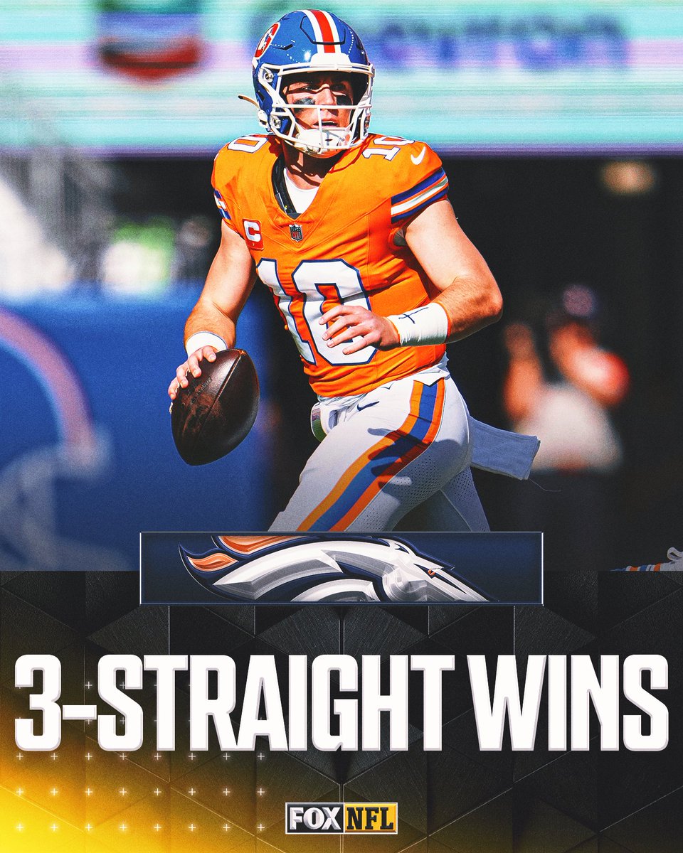 The #Broncos secure their third-straight win after defeating the Raiders 34-18 🐎

Their first win vs the Raiders since Dec. 29, 2019 👏