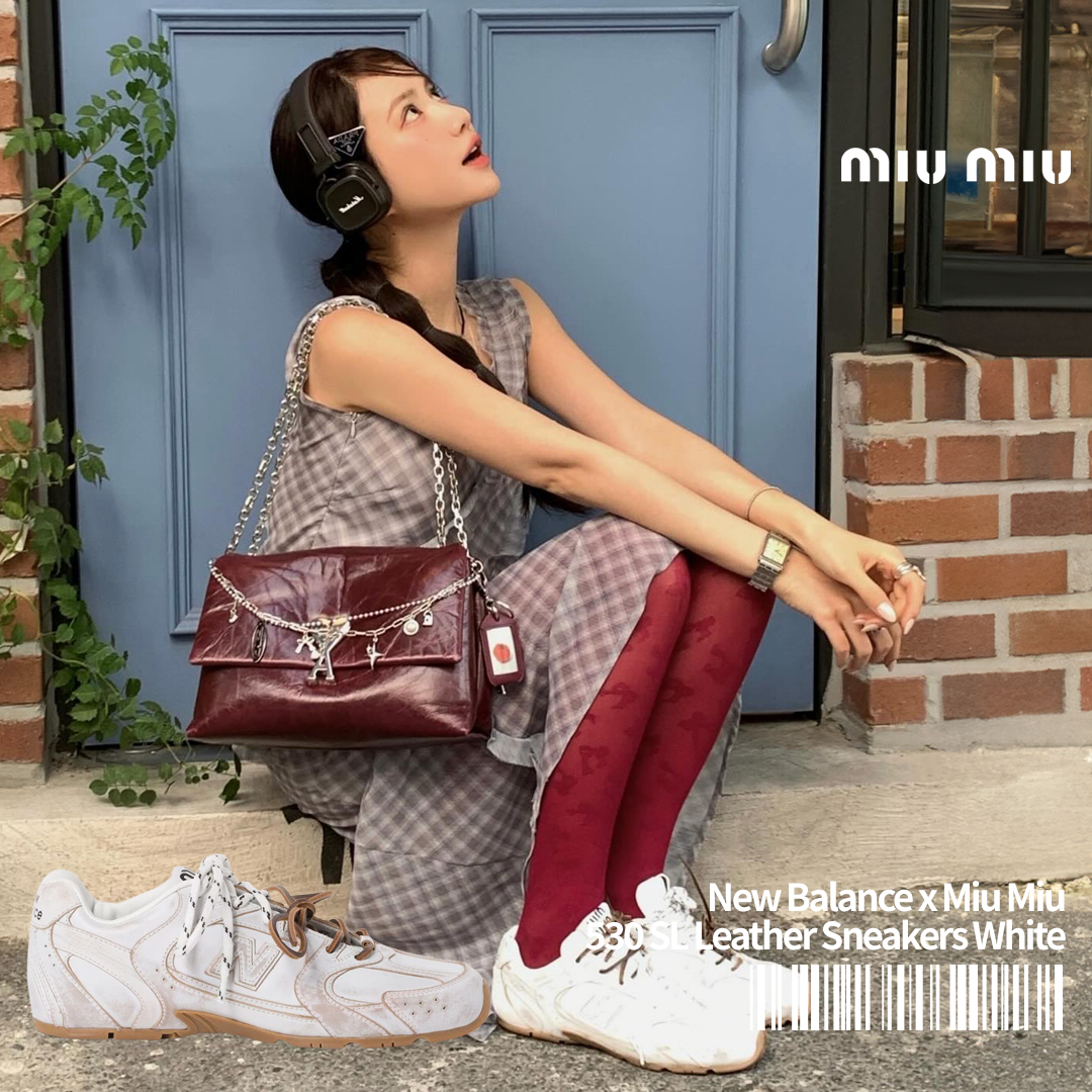 laybl_ack's tweet photo. New Balance x Miu Miu 530 SL Leather Sneakers White
뉴발란스 x 미우 미우 530 SL 레더 스니커즈 화이트

#정유나 #뉴발란스미우미우 #미우미우530 #미우미우뉴발란스 #미우미우뉴발란스530 #뉴발란스미우미우530 #miumiushoes #miumiu530 #newbalancemiumiu https://t.co/Pq0pMUrTAn