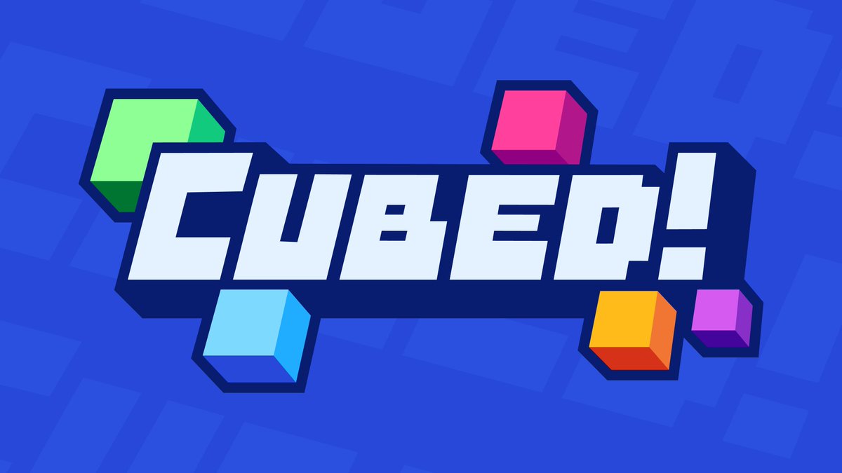 CubedCon's tweet image. Surprise! Check out the new look for Cubed! heading into 2025.