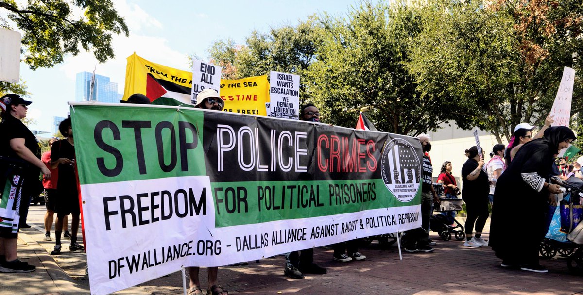 NAARPR_DFW's tweet photo. Incredible show of solidarity in Dallas yesterday marking the past year of resistance for Palestine!

https://t.co/rivXwUADMc https://t.co/CYPIYNsFyt