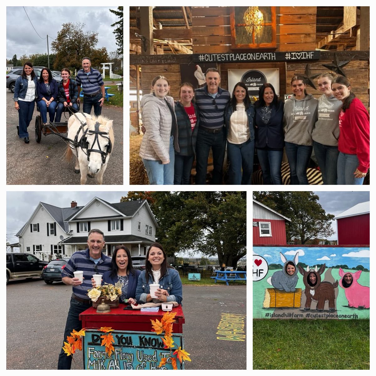 What a farm visit weekend with <a href="/ShannonStubbsMP/">Shannon Stubbs</a> talking to the women of our farming community.  Family farms bring you the best of PEI products. <a href="/CPC_HQ/">Conservative Party</a> #foxformalpeque #farming #farm #farmlife