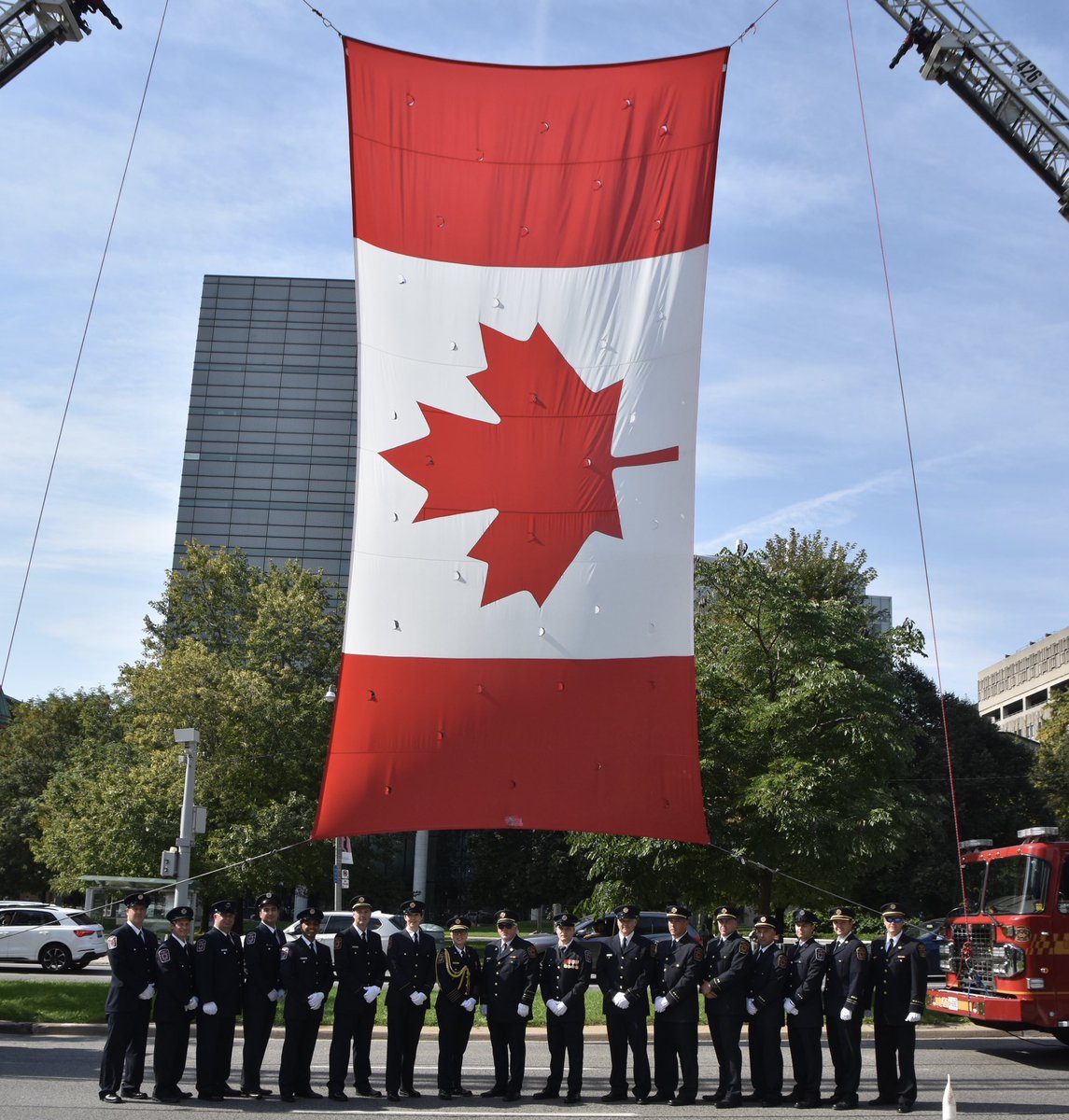 Today we joined our Brothers and Sisters from around the province to honour and remember those who gave the ultimate sacrifice. 
Ontario Fallen Firefighters Memorial