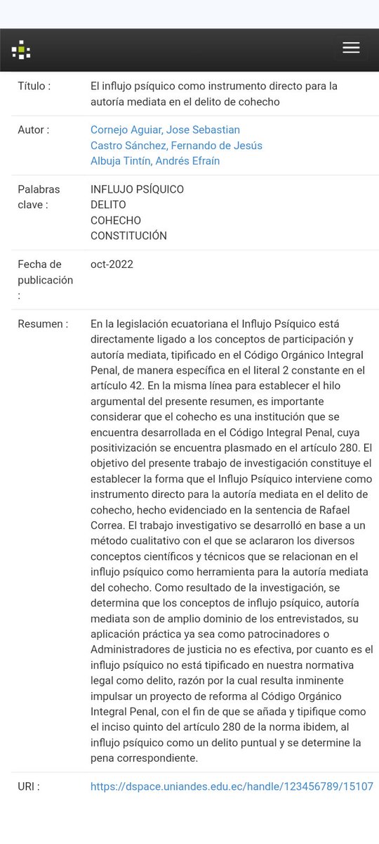 cortiz75's tweet photo. @mglochoa @AhCaray15 @cubalondra @MashiRafael Para las buenas prácticas infórmese, reforma del coip, inventada por su papaíto y promulgada en el 2014, cuando Diana Salazar no pensaba en concursar para fiscal General. Osea fue un tiro al pie de su mashicon. https://t.co/vMu1ryQE8d