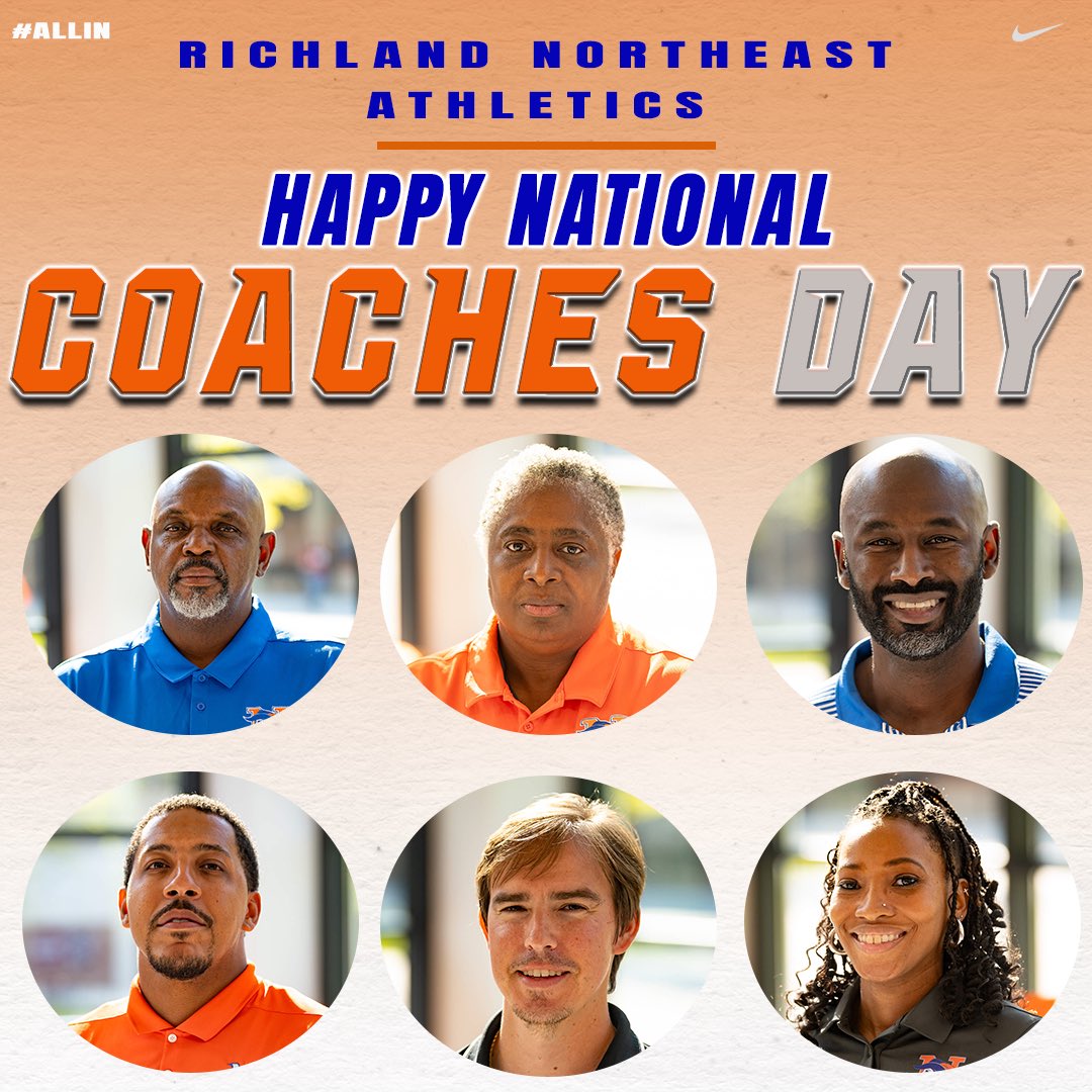 Happy National Coaches Day! 🏈🏐🏀🏃‍♀️⚾️🥎⛳️

Our coaches dedicate countless hours in-season and in the off-season making sure our athletes are prepared. 

Take time to tell your coaches you appreciate their hard work and dedication to Northeast Athletics!