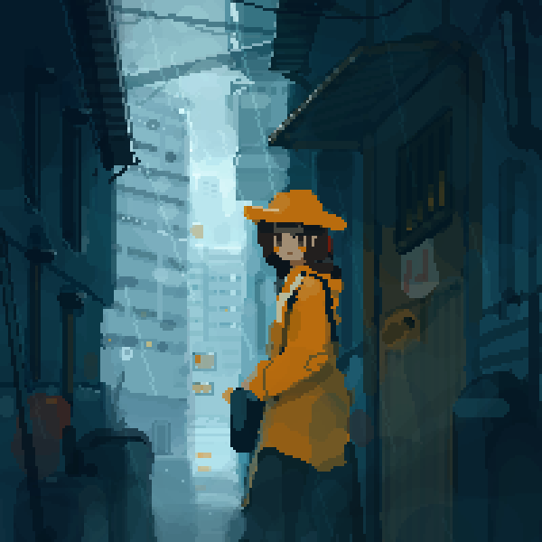 Faxdocc's tweet photo. Daily sketch 8: Rainy https://t.co/QNJ48ZNwfc