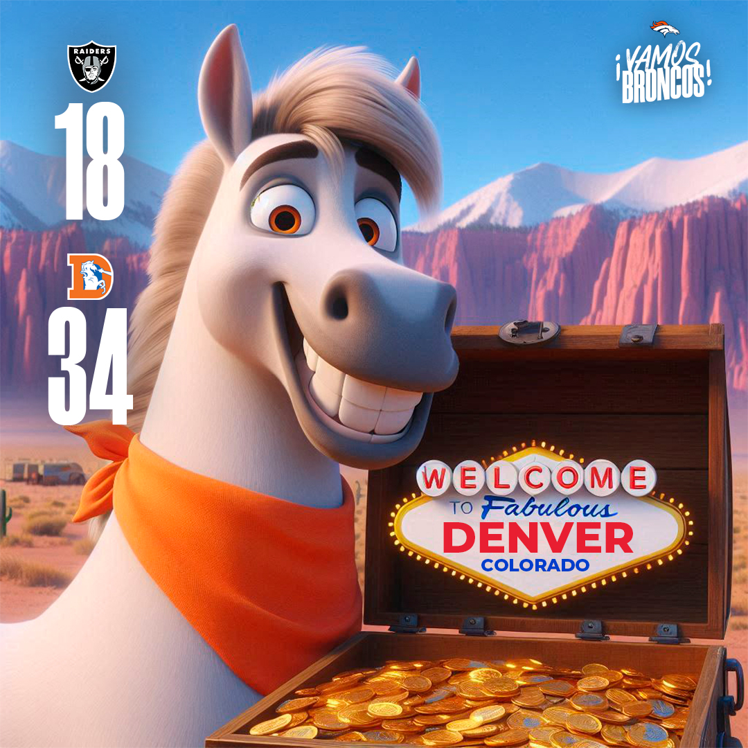 BroncosEspanol's tweet photo. ¡Bienvenidos a Fabuloso Denver! 🧡💙
#BroncosCountry | #LVvsDEN | #ThrowbackTo77 https://t.co/ZfazOSsRh9