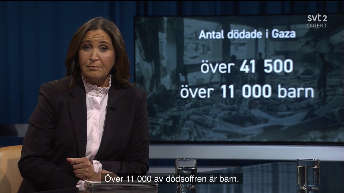 bjornhakansson's tweet photo. Jag tror aldrig jag sett en siffra från SVT på antalet döda i Gaza utan att de betonat antalet barn. Jag kan heller inte minnas att de någonsin nämnt antalet döda Hamas-terrorister, men de vidarebefordrar ju bara Hamas' budskap om offren. Är det rimligt hanterat av SVT? Nej. https://t.co/ceTlrZjKKX