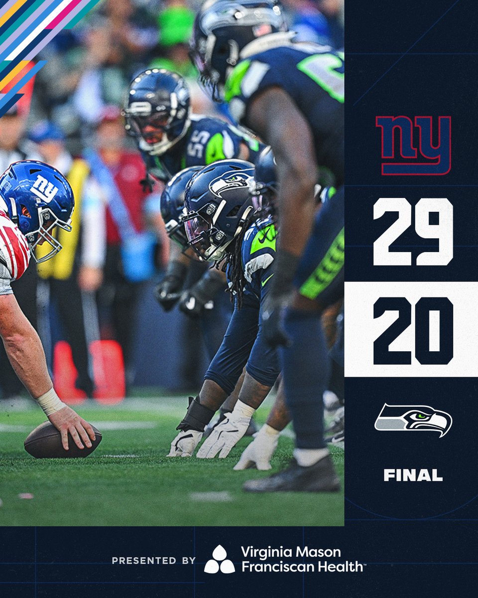 Seahawks's tweet photo. Final from Lumen Field.

#GoHawks x @VMFHealth https://t.co/faqPO1Kr04