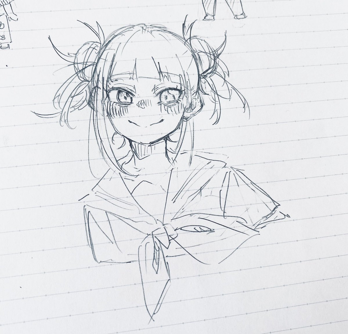 _ringo_mic_'s tweet photo. 殴り書き。
トガ���ゃんは笑ってて。 https://t.co/O7r0IwrNwV