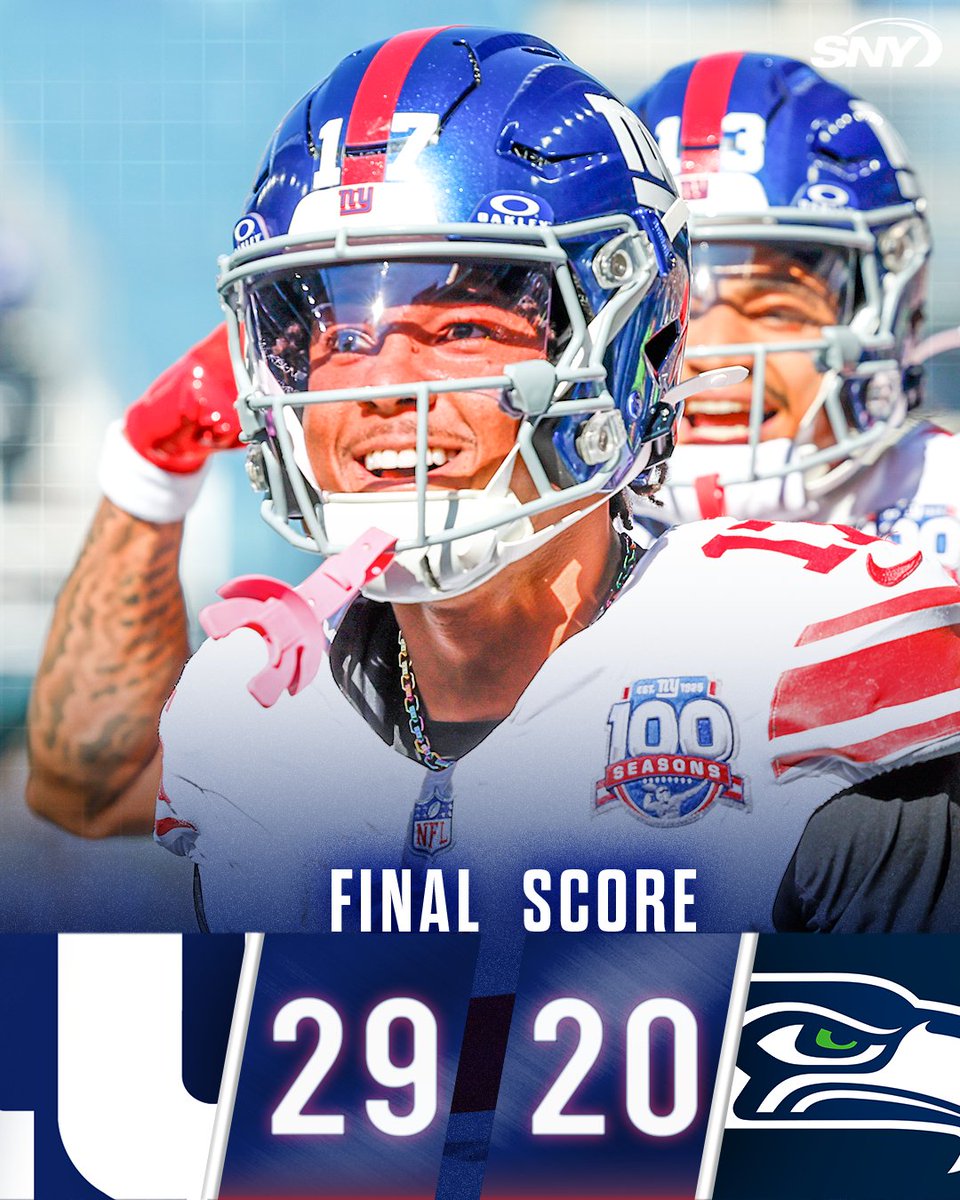 SNYGiants's tweet photo. GIANTS WIN IN SEATTLE! https://t.co/pBvZb0thoK