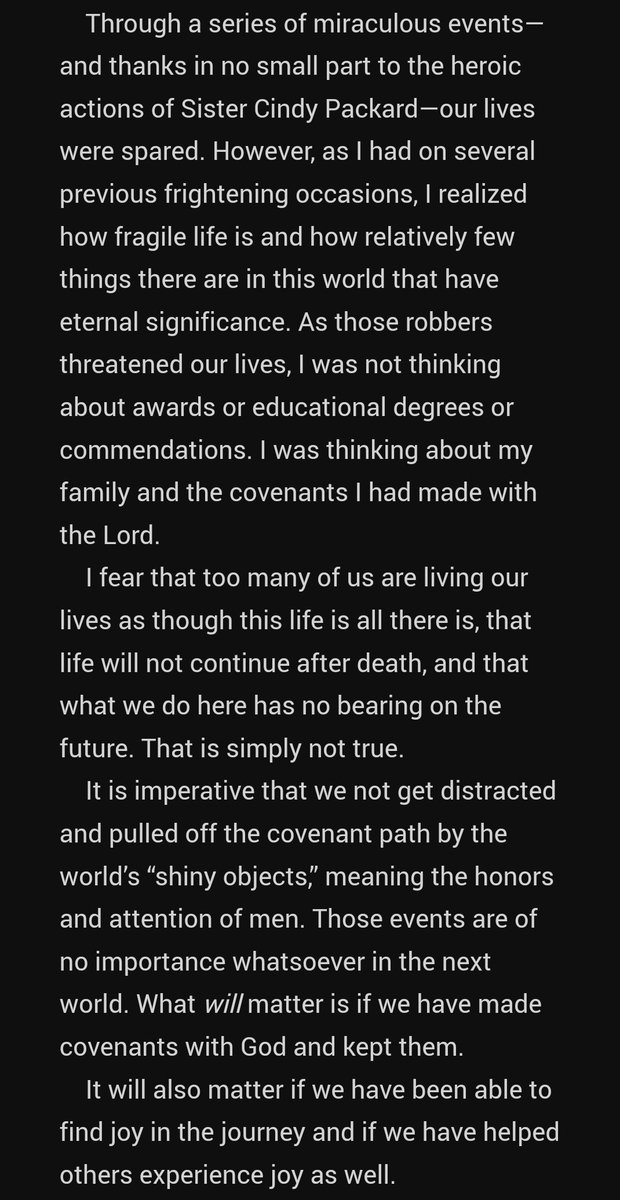 Reigning_Judges's tweet photo. President Russell M. Nelson's "gun to his head" experience from his book HEART OF THE MATTER:

#GeneralConference https://t.co/BqlFklg75K
