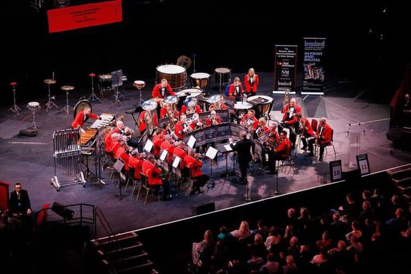 NULSMusic's tweet photo. Congratulations to Mr. Farrington, our amazing brass and piano teacher, who performed in THE Royal Albert Hall, London over the weekend with his brass band, Fodens. Competing in the 2024 National Championships, they narrowly missed out on 1st place. Well done! https://t.co/BjDijzbMaM