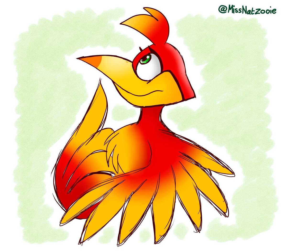 MissNatzooie's tweet photo. Quick Kazooie sketch before bed #BanjoKazooie https://t.co/rzJEUkZQgF