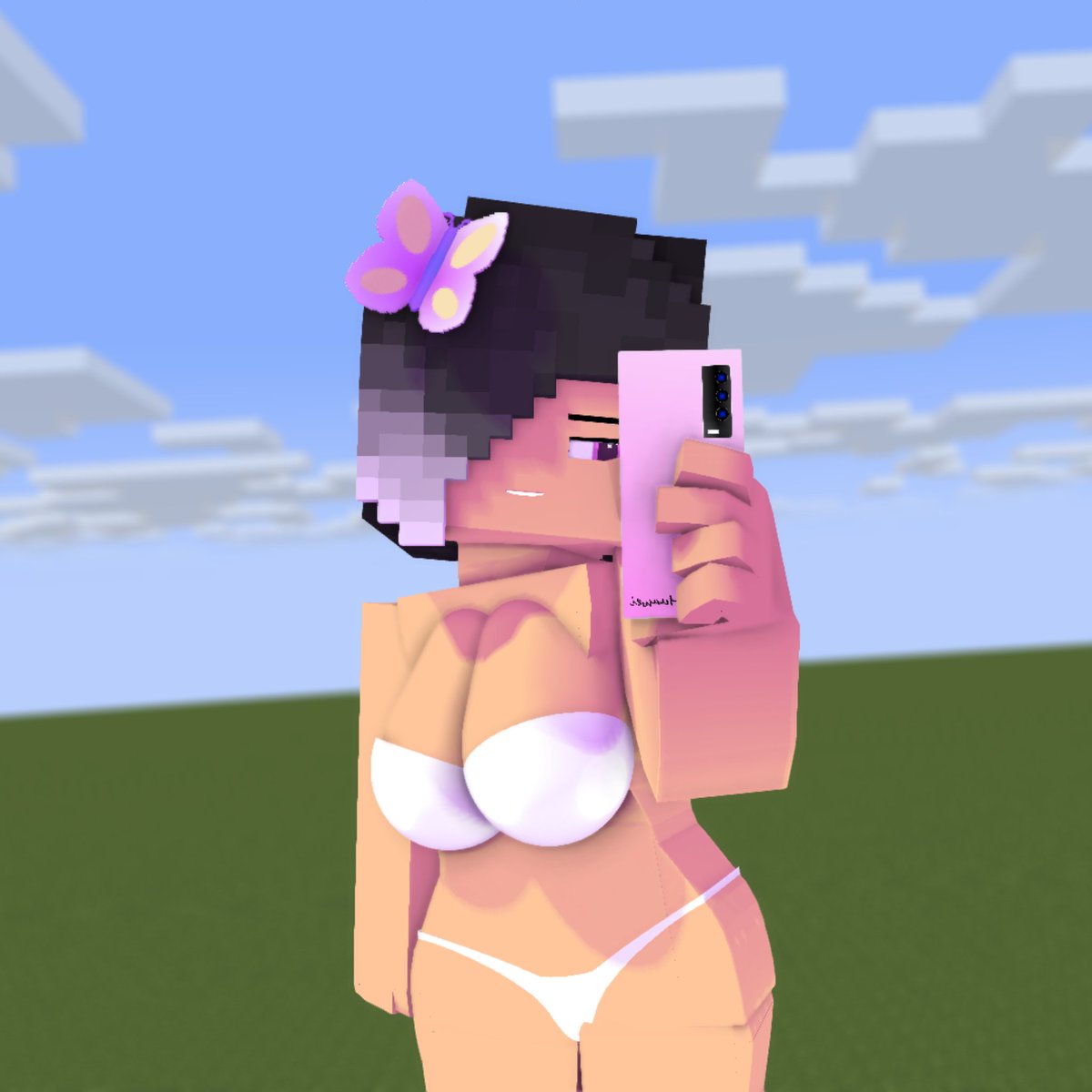 Testing a little white bikini
(Lost WIP from 2023)