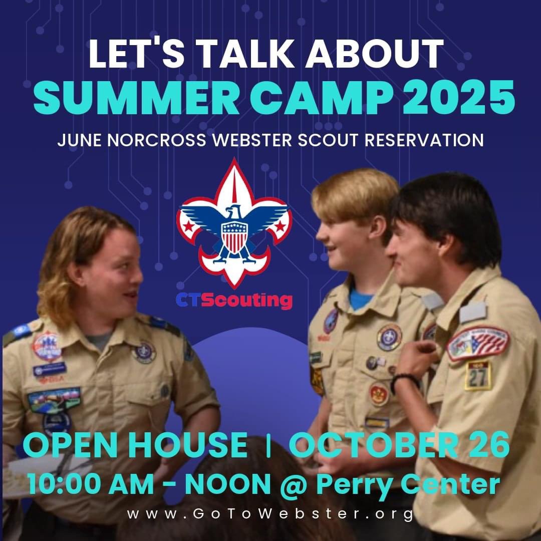 JNWBSA's tweet photo. Want to learn more about J.N. Webster's Program, Facilities, and 2025 Summer Camp offerings in the Base Camp &amp; Cub Country? If so, Join us on Saturday, October 26, 2024, for an OPEN HOUSE. https://t.co/5VzsAtGqKM