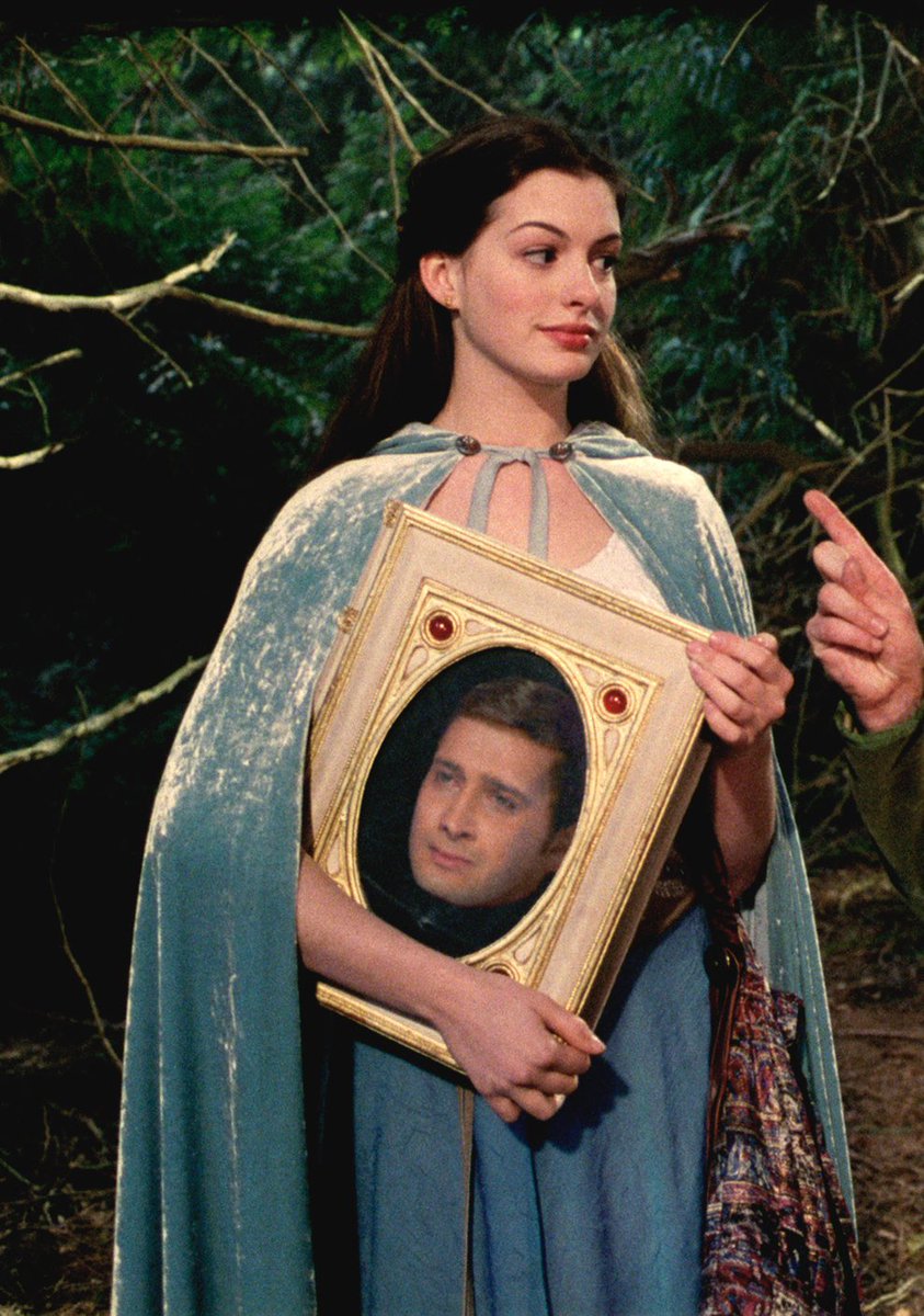 hails1997's tweet photo. fine! i’ll cosplay an anne hathaway character from the hit 2004 movie ella enchanted!! https://t.co/9P8Pn6Ocsr