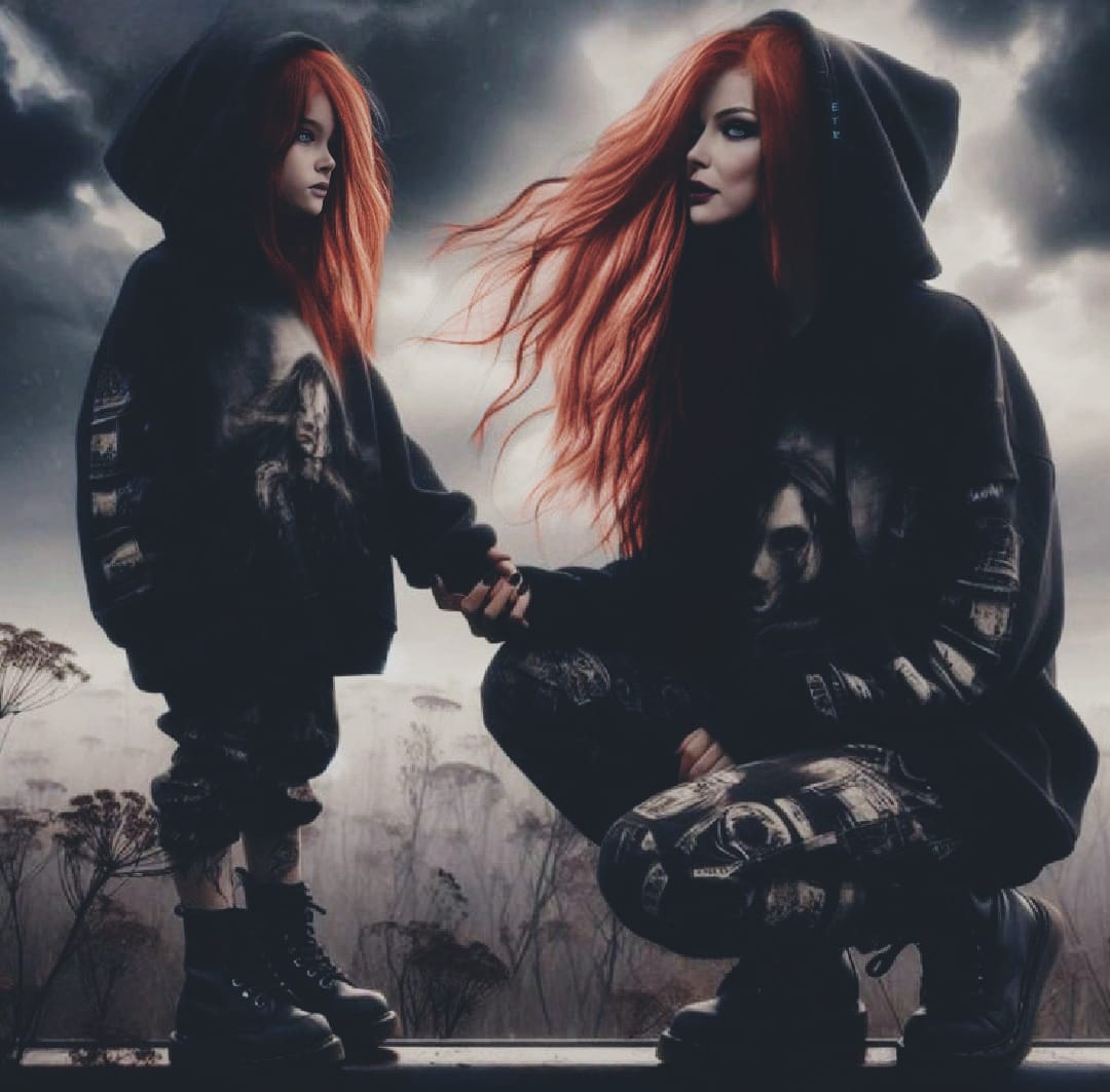 Aradia, mi niña grande, tan inteligente, hermosa y fuerte como la demonia que es, te amo mucho✨🧡🖤