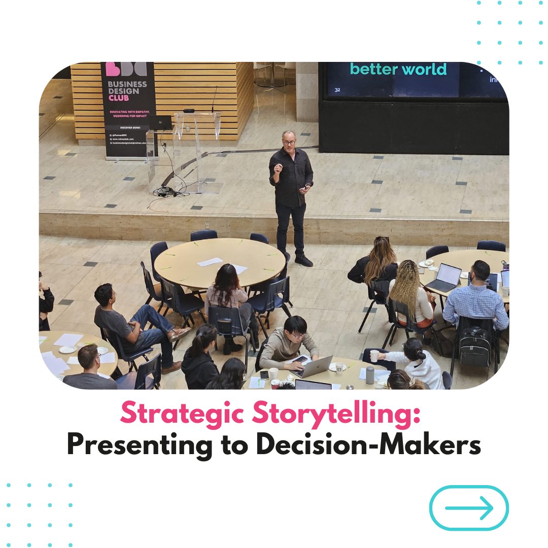 Rotman_RAMS's tweet image. A big thank you to everyone who joined our Strategic Storytelling: Presenting to Decision-Makers workshop, led by Josh Greenhut! 🙌

We hope you left with practical tools to elevate your presentations and drive impactful change. 

Stay tuned for more events like this!