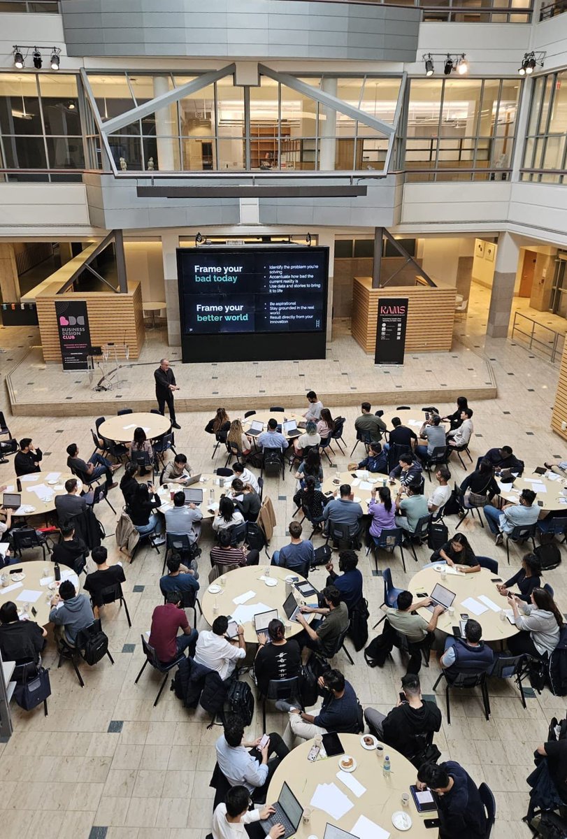 Rotman_RAMS's tweet image. A big thank you to everyone who joined our Strategic Storytelling: Presenting to Decision-Makers workshop, led by Josh Greenhut! 🙌

We hope you left with practical tools to elevate your presentations and drive impactful change. 

Stay tuned for more events like this!