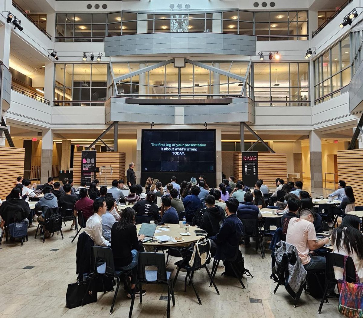 Rotman_RAMS's tweet image. A big thank you to everyone who joined our Strategic Storytelling: Presenting to Decision-Makers workshop, led by Josh Greenhut! 🙌

We hope you left with practical tools to elevate your presentations and drive impactful change. 

Stay tuned for more events like this!