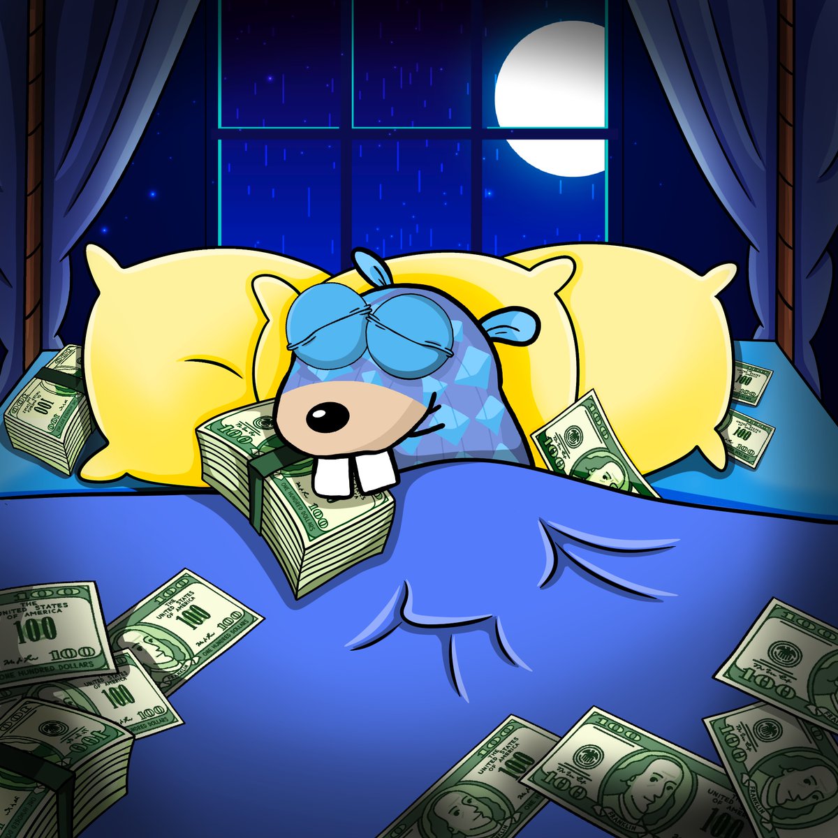 puppethcto's tweet image. How I sleep knowing my bags are good

#PUPPETH