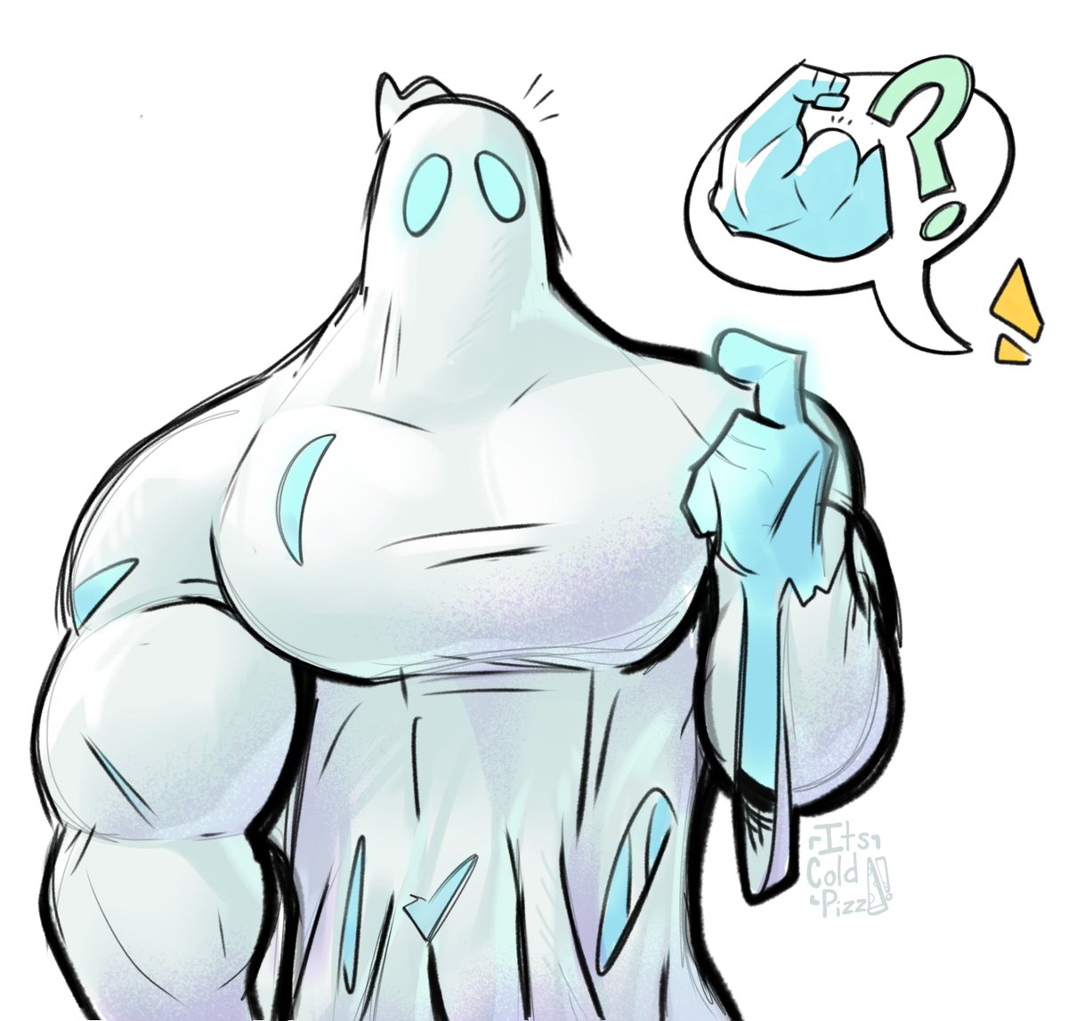 Its_ColdPizzArt's tweet photo. dont fear ghosts‼️ Instead ask them to show off their muscles https://t.co/yt69Ynzuf5