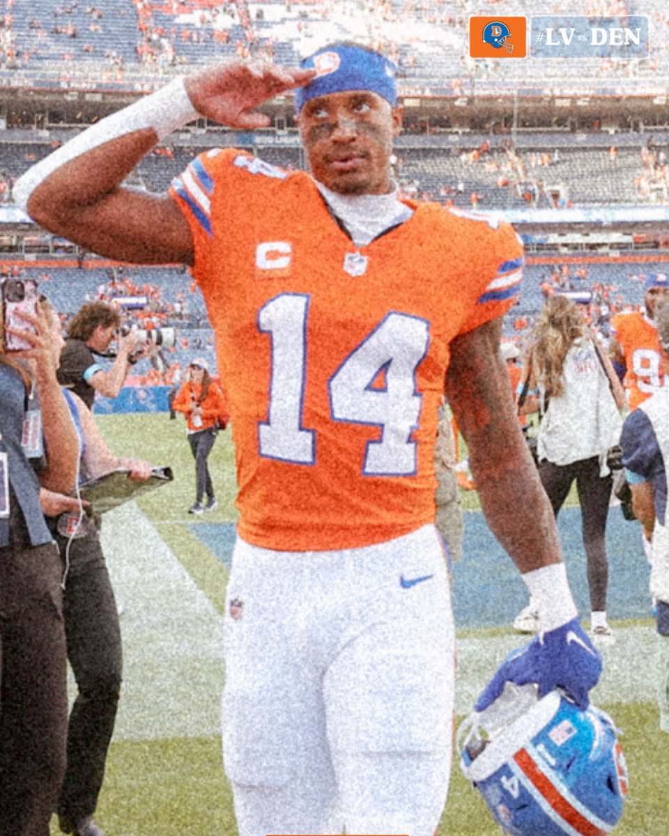 Broncos's tweet photo. #MileHighSalute, #BroncosCountry 🫡 https://t.co/hmf7Q0LNXh